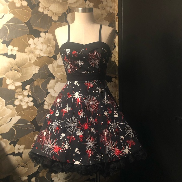 hell bunny printed mini dress - Picture 3 of 12